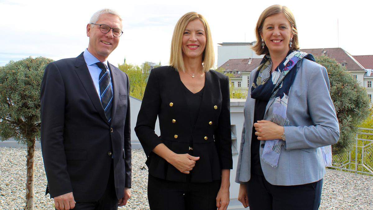 Johan Harer, Lejla Pock und LR Barbara Eibinger-Miedl