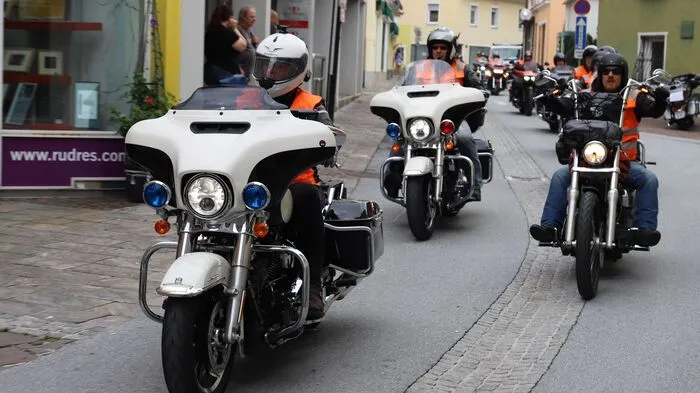 Am Samstag machte die Harley-Davidson Charity-Tour in der Weststeiermark Station. 