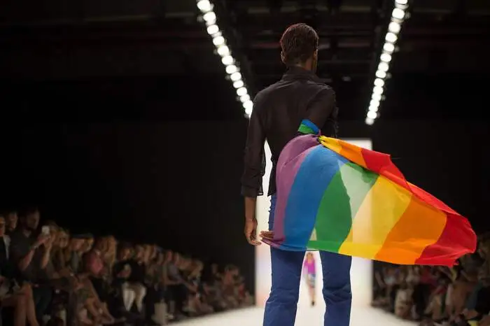 Anja Gockel bei der Berlin Fashion Week