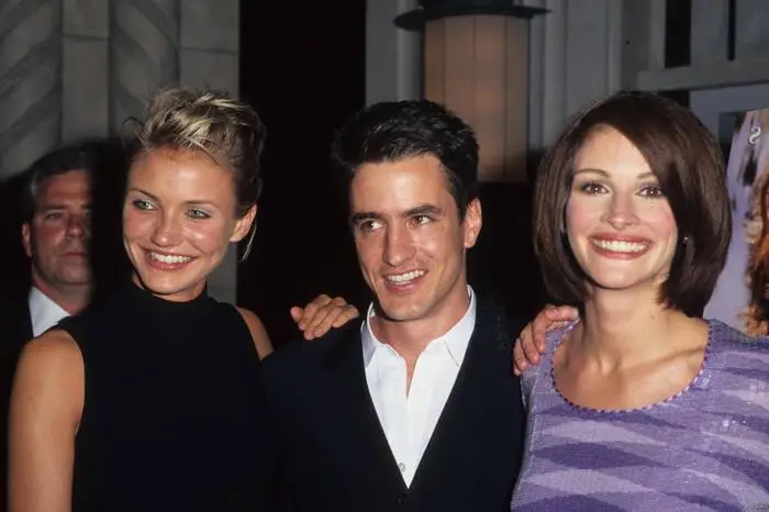 Neben Julia Roberts spielt Cameron die nervige Verlobte in „Die Hochzeit meines besten Freundes“ (1997). 