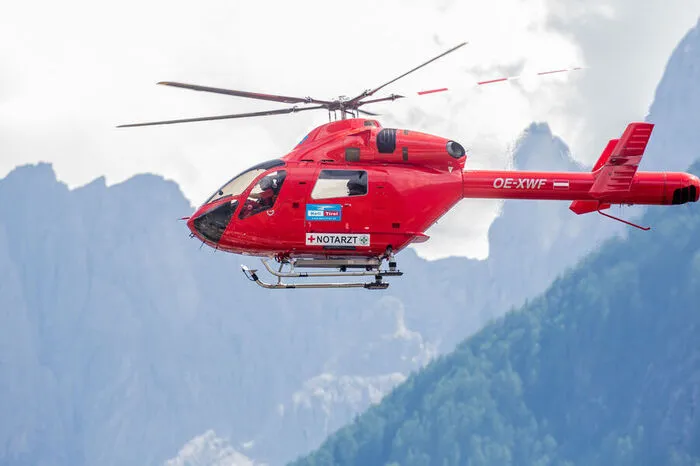 Der Verletzte wurde nach Lienz geflogen.