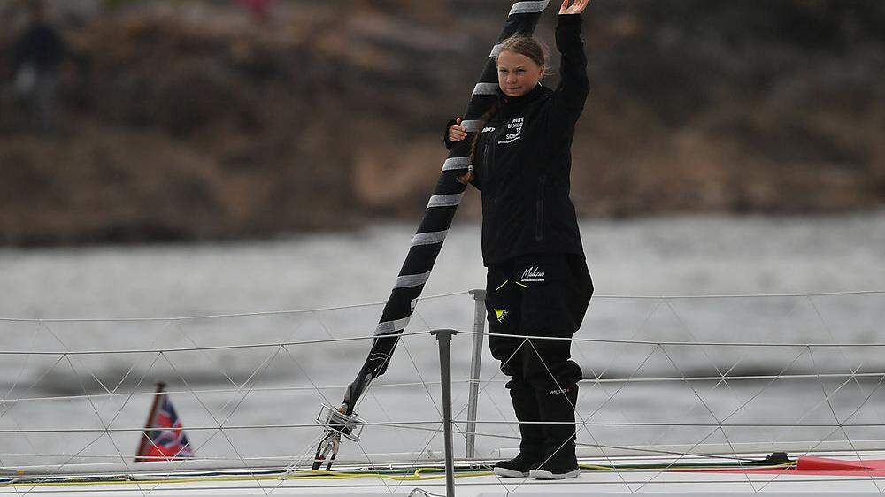 Greta Thunberg bewältigte erste Segelmeilen auf dem Atlantik