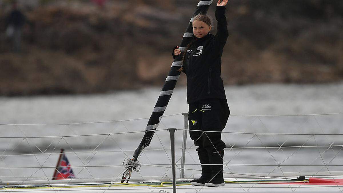 Greta Thunberg bewältigte erste Segelmeilen auf dem Atlantik