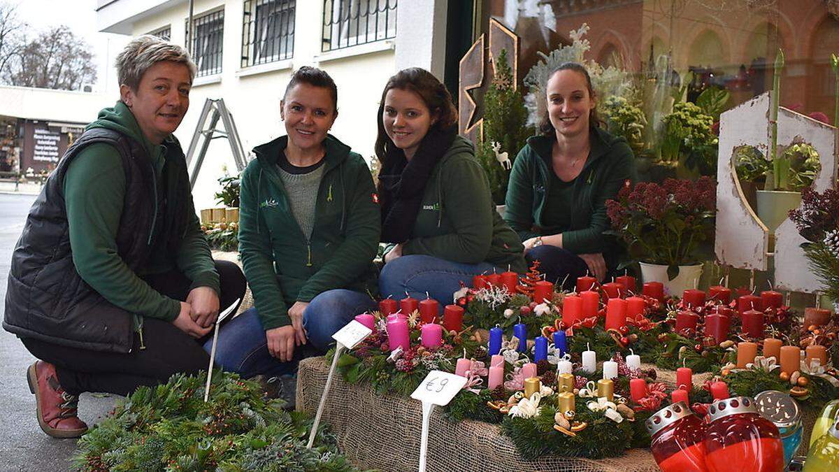 Blumen Kleissner hat sein Floristikgeschäft vor dem Zentralfriedhof