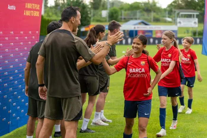 Beim Barca-Academy-Camp wird trainiert wie bei den Profis