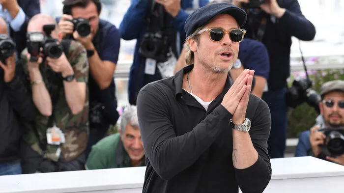 Brad Pitt bei der Präsentation von "Once Upon A Time" in Cannes