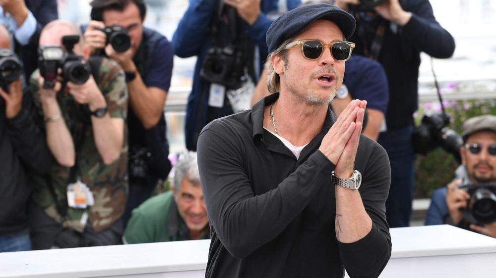 Brad Pitt bei der Präsentation von &quot;Once Upon A Time&quot; in Cannes