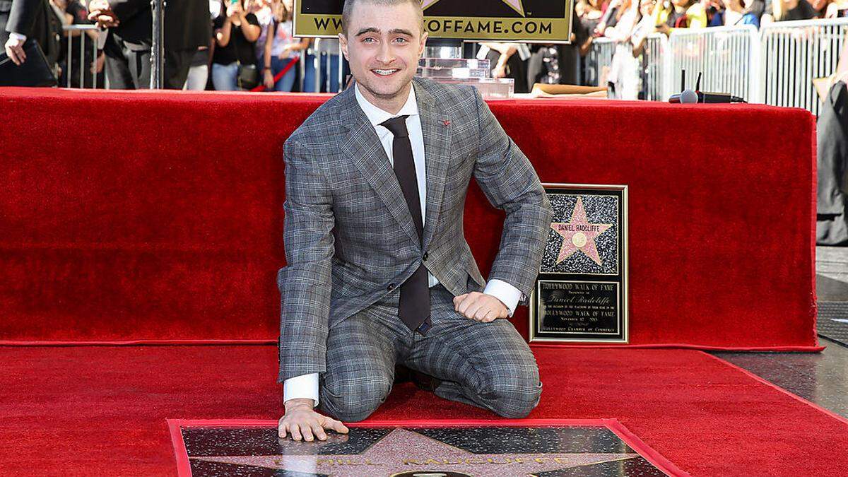 Daniel Radcliffe mit seinem Stern