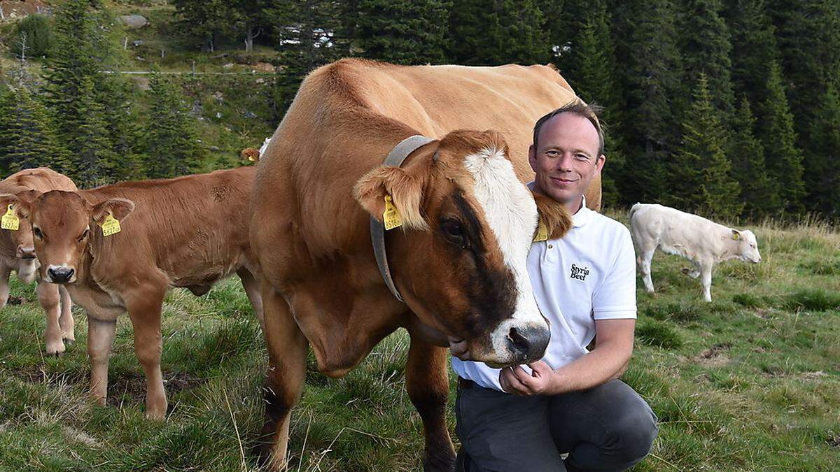 Alois Kiegerl von der Weidegemeinschaft Hochalm-Bärental 