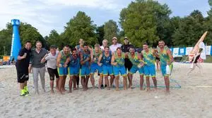 Salgótarjáni Strandépők BHC siegte im Beachhandball der Herren