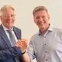 Landeshauptmann Peter Kaiser gratulierte Daniel Fellner