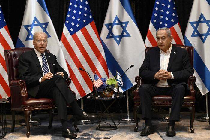 Joe Biden traf auf Benjamin Netanjahu | Joe Biden traf auf Benjamin Netanjahu