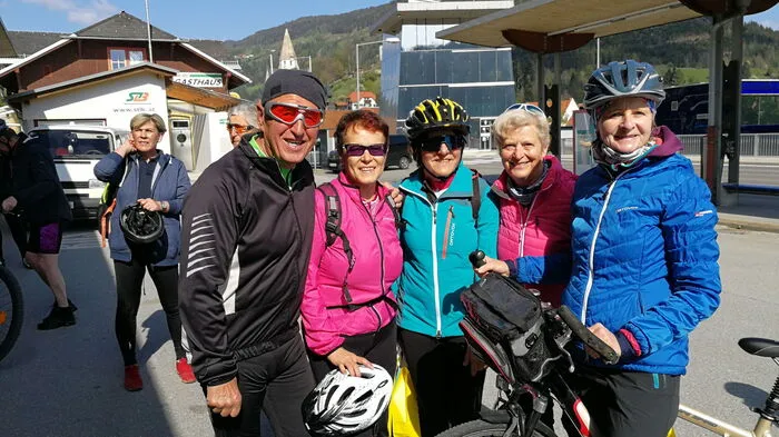 Bei sonnigem Wetter fand die "Familien Radtour" in Murau statt.