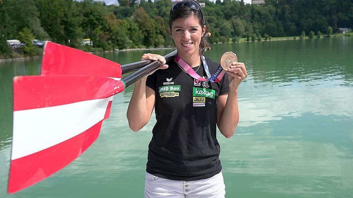 Gewann Olympia-Bronze in Tokio im Juli 2021: Magdalena Lobnig