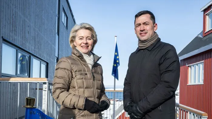 EU-Kommissionspräsidentin Ursula von der Leyen in Grönland