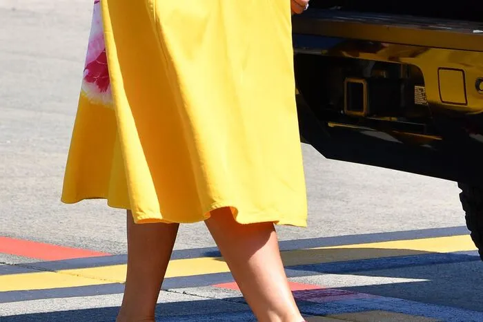 Das Schuhwerk extravagant.