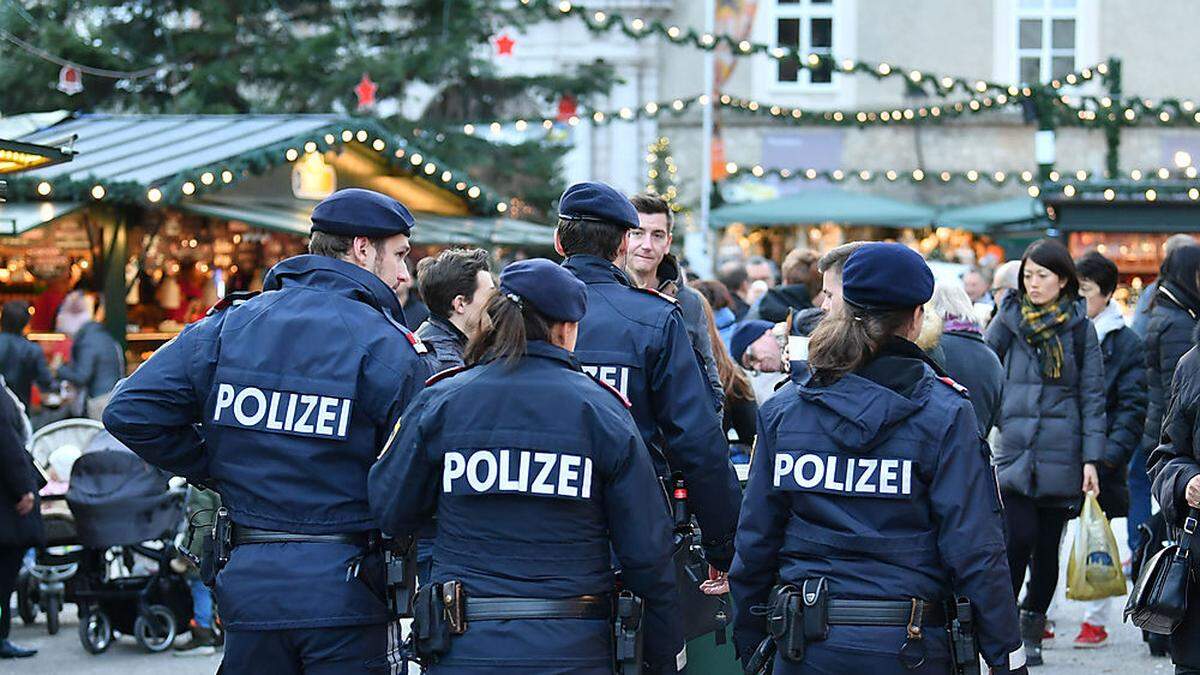 Erhöhte Polizeipräsenz auf Österreichs Weihnachtsmärkten
