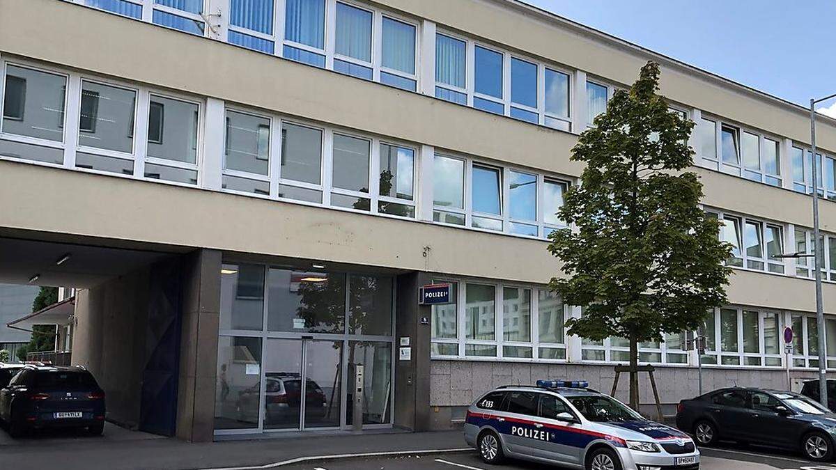 Die Polizeiinspektion Erzherzog Johann-Straße in Leoben