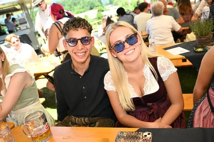 strahlende Gesichter beim Kirchale