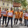 Streik bei Lieferando in Klagenfurt am 15. Mai