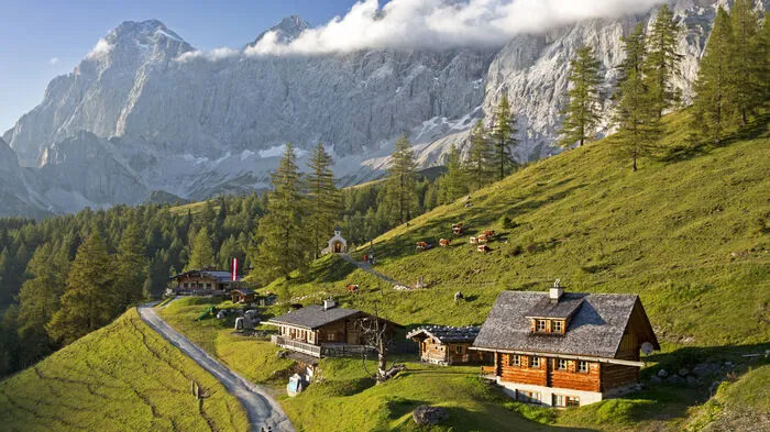 Die Brandlalm auf dem Dachstein - der Hausberg von Herbert Raffalt.
