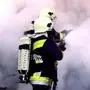 Die Feuerwehr  musste zu dem Brand ausrücken