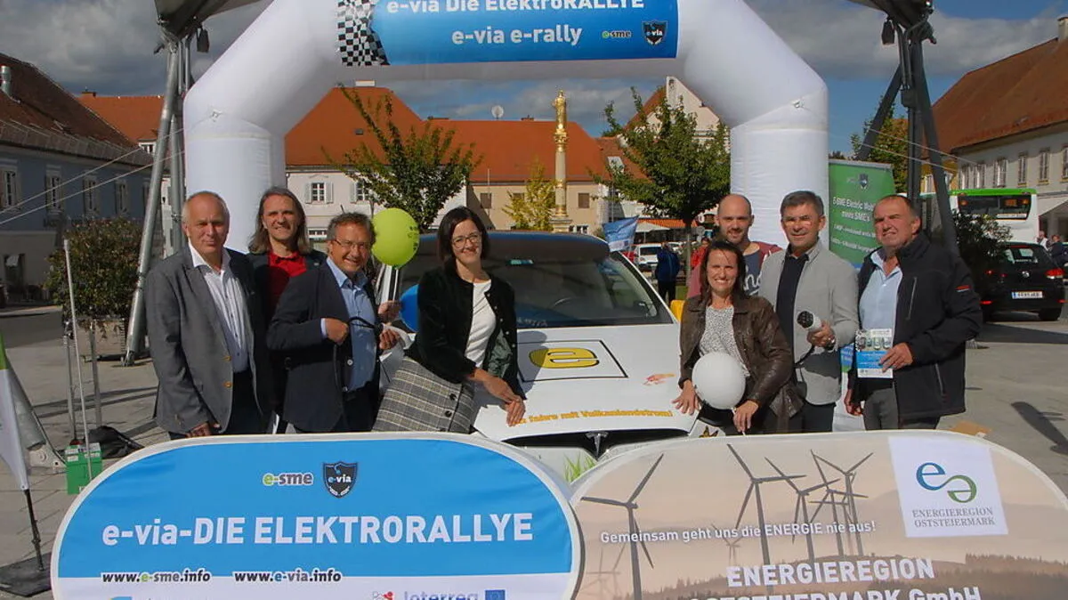 In Fehring wurden Standorte und Rahmenprogramme der e-via in der Region vorgestellt 