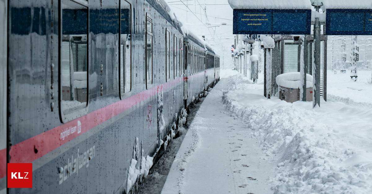 02. Dezember 20:19 - Schneechaos | Bayern: Flughafen geschlossen, Bahn-Passagiere mussten in Zügen schlafen