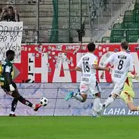 Der Moment des Spiels als Kingstone Mutandwa zum 2:1 einnetzte