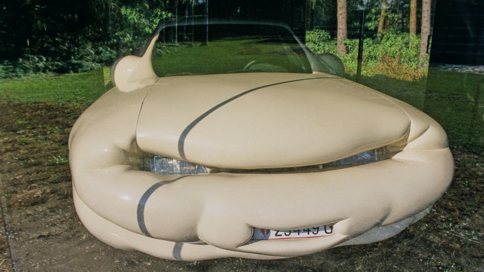 Das "Fat Car", das deutlich schlanker als die meisten SUV der heutigen Zeit ist, steht im Skulpturenpark in Premstätten, in unmittelbarer Nachbarschaft zum...