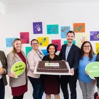 Zahlreiche Gratulanten kamen anlässlich des 15-Jährigen-Bestehens der Kinder- und Jugendburg nach Straßburg