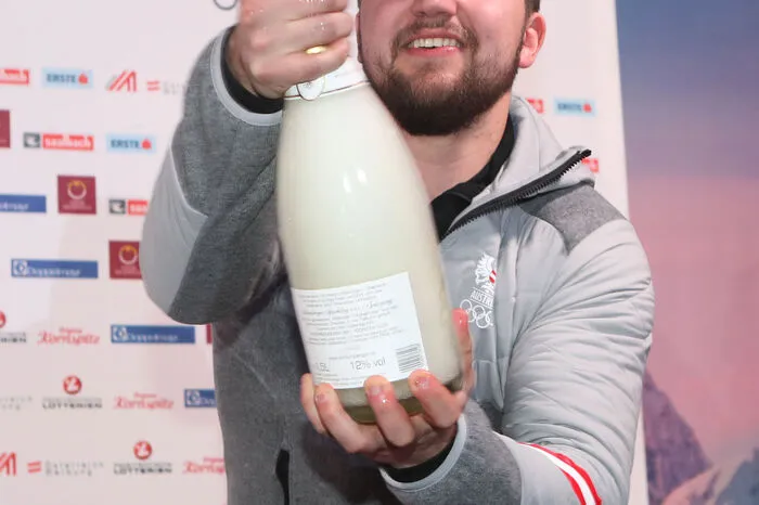Gleirscher musste zuvor den obligatorischen Dopingtest absolvieren.
