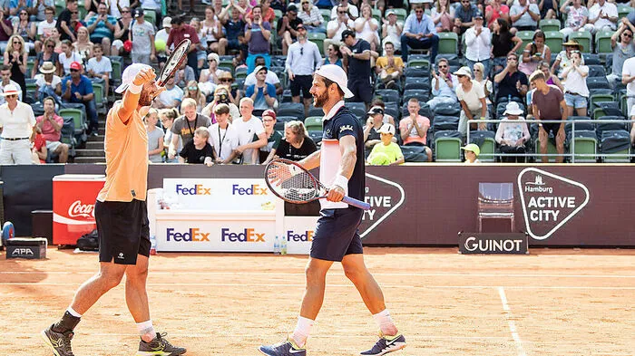 Jubel bei Oliver Marach und Jürgen Melzer