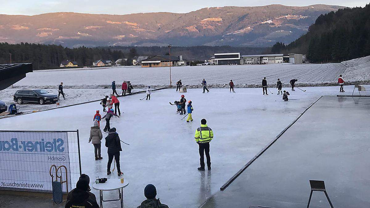 Auch heuer wird es in Pudlach wieder einen Eislaufplatz geben