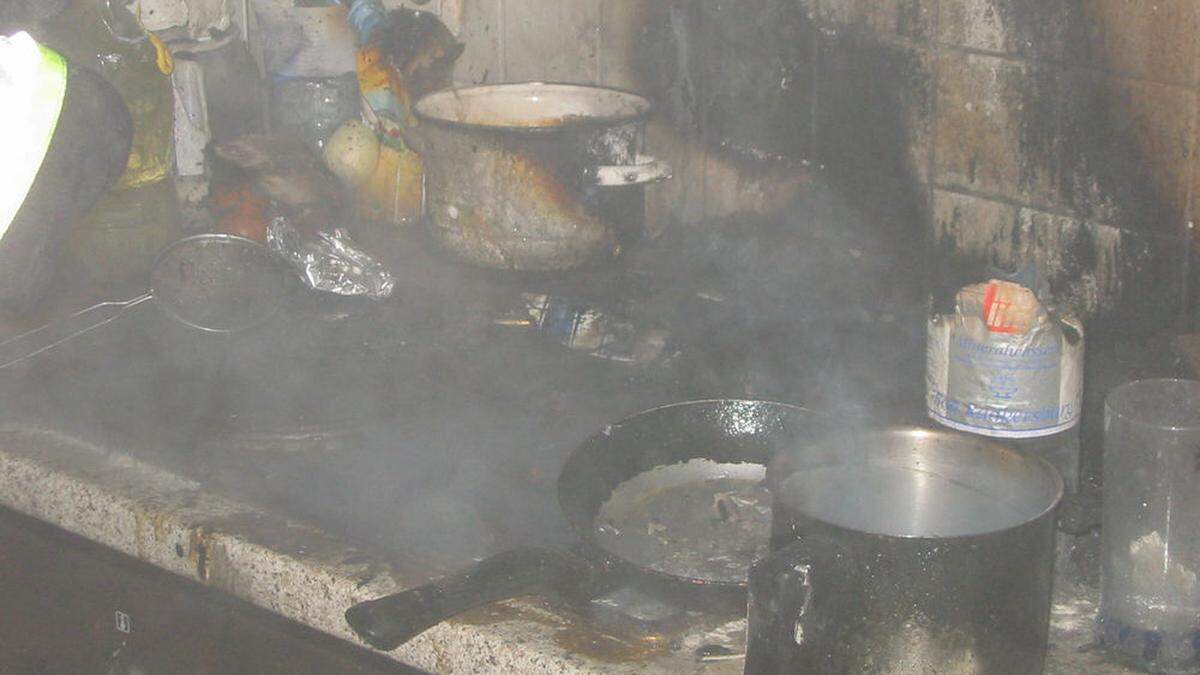 Am Herd vergessenes Kochgut führte in Pirching zu einem Küchenbrand