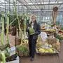Leiterin Doris Lengauer in der Kürbisausstellung