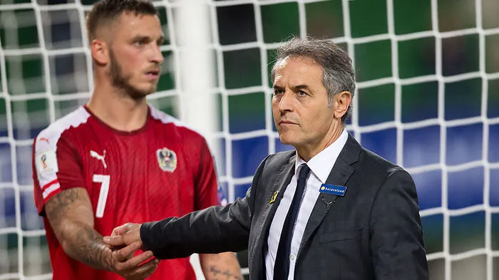 Marko Arnautovic und Marcel Koller