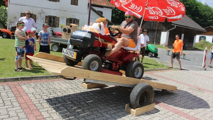 Großes Können erforderte die Waagefahrt.