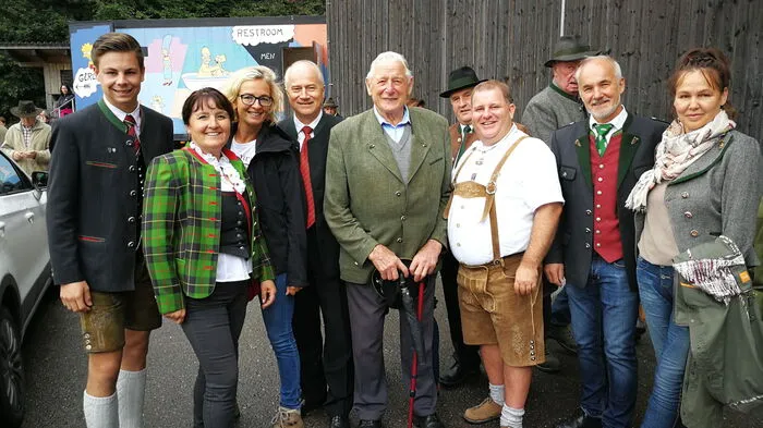 Ehrengäste beim 109. Schöderer Pferdemarkt und 16. steirischen Fohlenchampionat am 25. August.