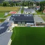 Auf dem Dach der Urkraftarena wurde eine PV-Anlage installiert