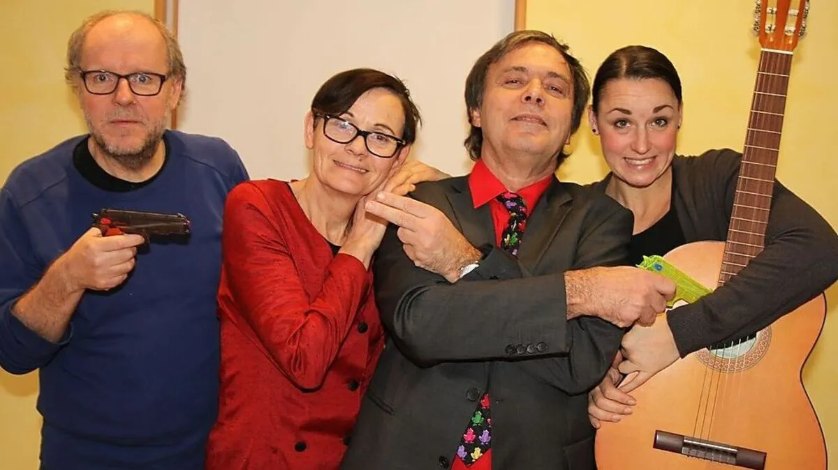 Werner Kothgasser, Traude Brugner, Helmut Hütter und Natascha Lueger (von links)