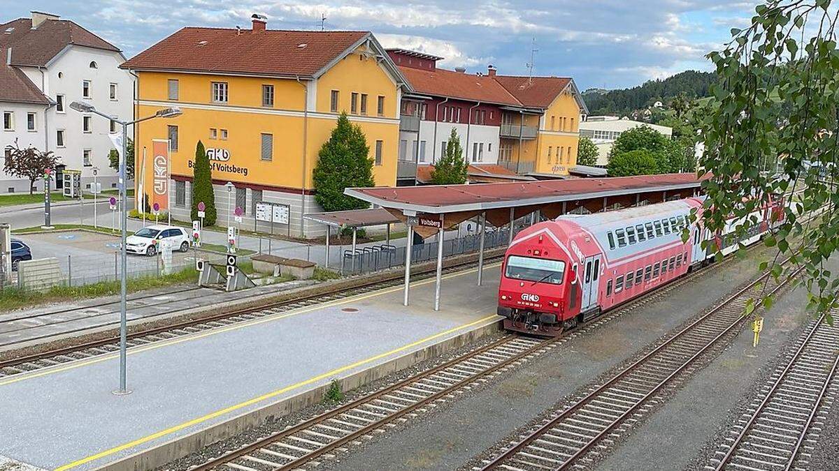 Der GKB-Bahnhof Voitsberg