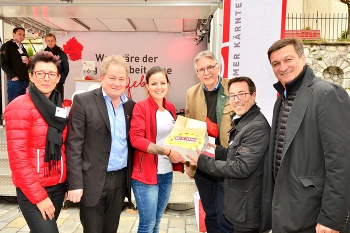 Auch die Wirtschaftskammer präsentierte sich.