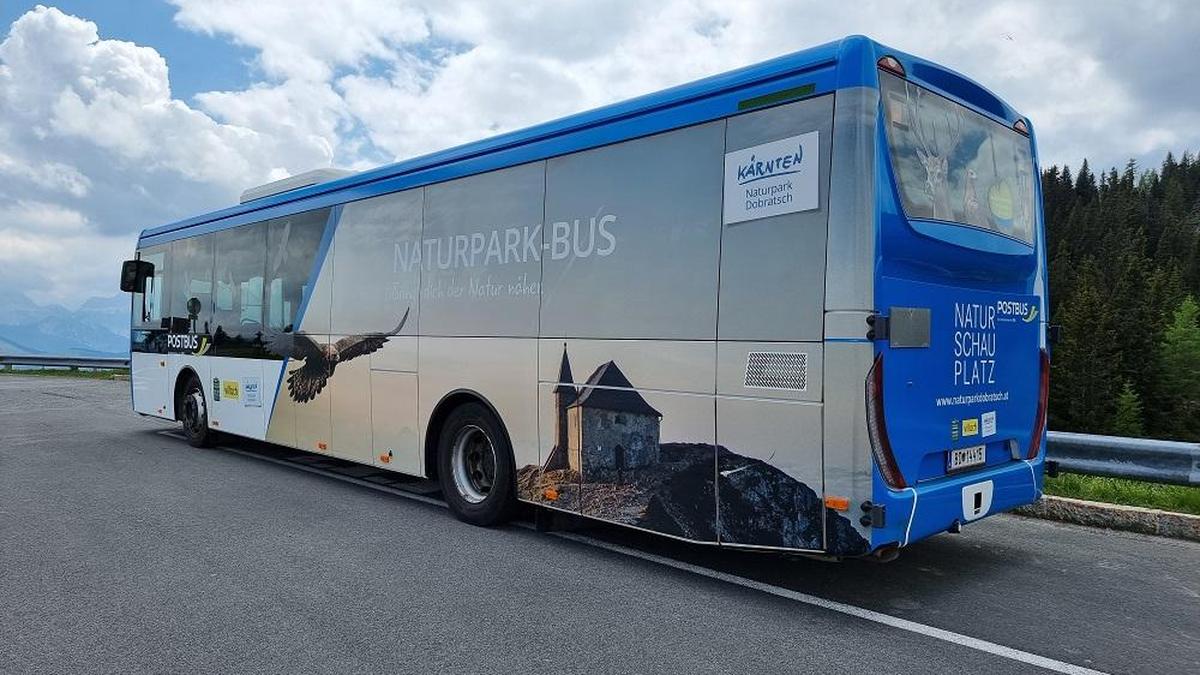 Auch im Sommer fährt der Bus auf den Dobratsch