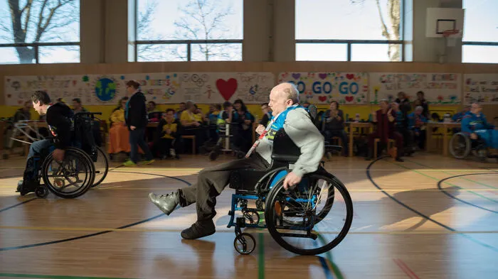 Der Freitag stand bei der Sportprogramm MATP (Motor Activity Program) ganz im Zeichen des Rollstuhl- und Rollator-Bewerbs.