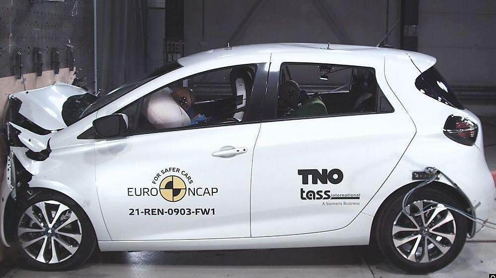 Der Renault Zoe holt im Crashtest null Sterne