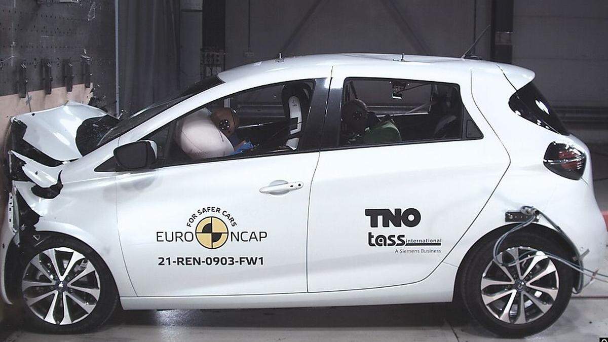 Der Renault Zoe holt im Crashtest null Sterne