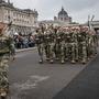 Die 1. Jägerkompanie des Jägerbataillons 18 aus St. Michael unter dem Kommando von Oberleutnant René Klein legte am Nationalfeiertag bei der Angelobung am Heldenplatz in Wien das Treuegelöbnis ab.