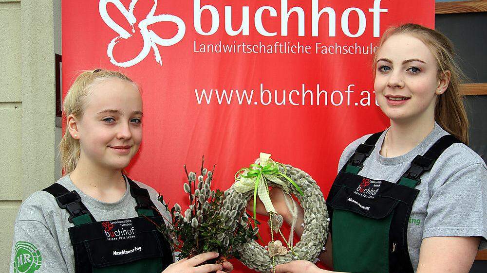 Verena Scharf und Anna Lichtenegger von der LFS Buchhof