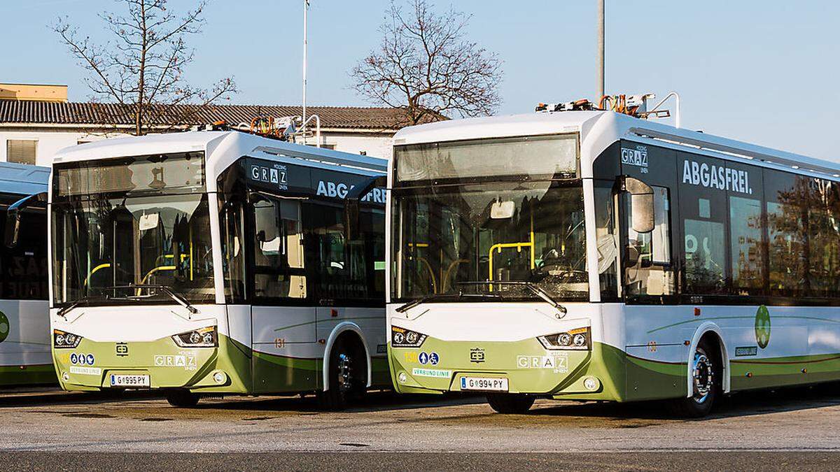 Ab wann genau die E-Busse durch Graz sausen, ist derzeit offen